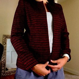 Kasper Black Red Line Blazer size 6